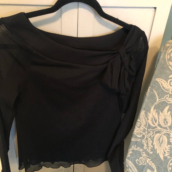 Haut 3/4 Manches Sunny Leigh Taille Petite L - Noir & Léopard, Imprimé Animal, Neuf Avec Étiquettes
